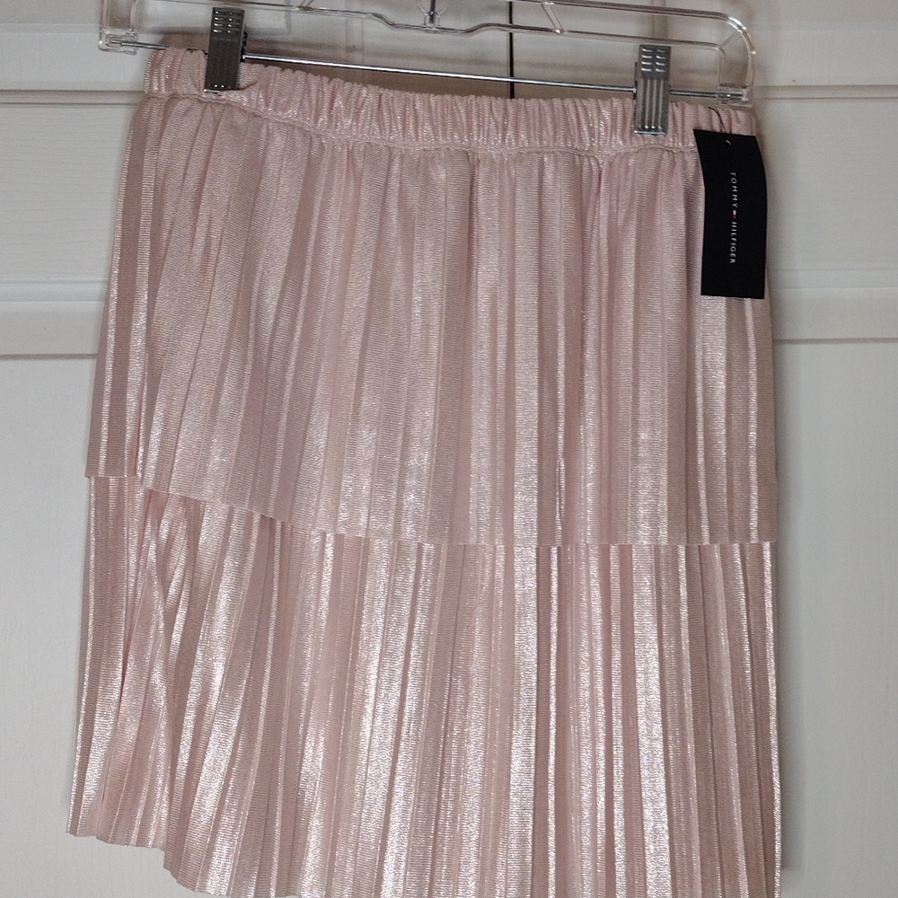 NWT Tommy Hilfiger Metallic Crystal Rose Girl's/Lafies Skirt Size 7-16
